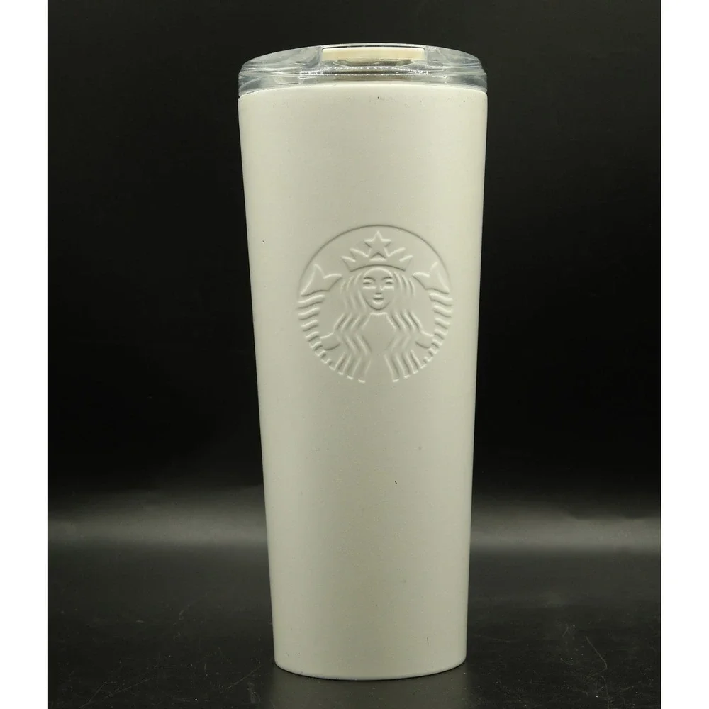 Starbucks Drink Tumbler, Iridescent White Pearl Stainless Steel Insulated